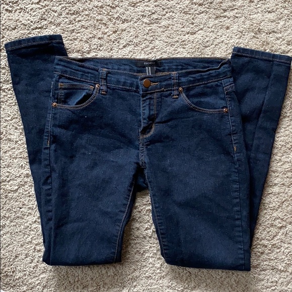 Forever 21 dark wash jeans - Picture 1 of 5